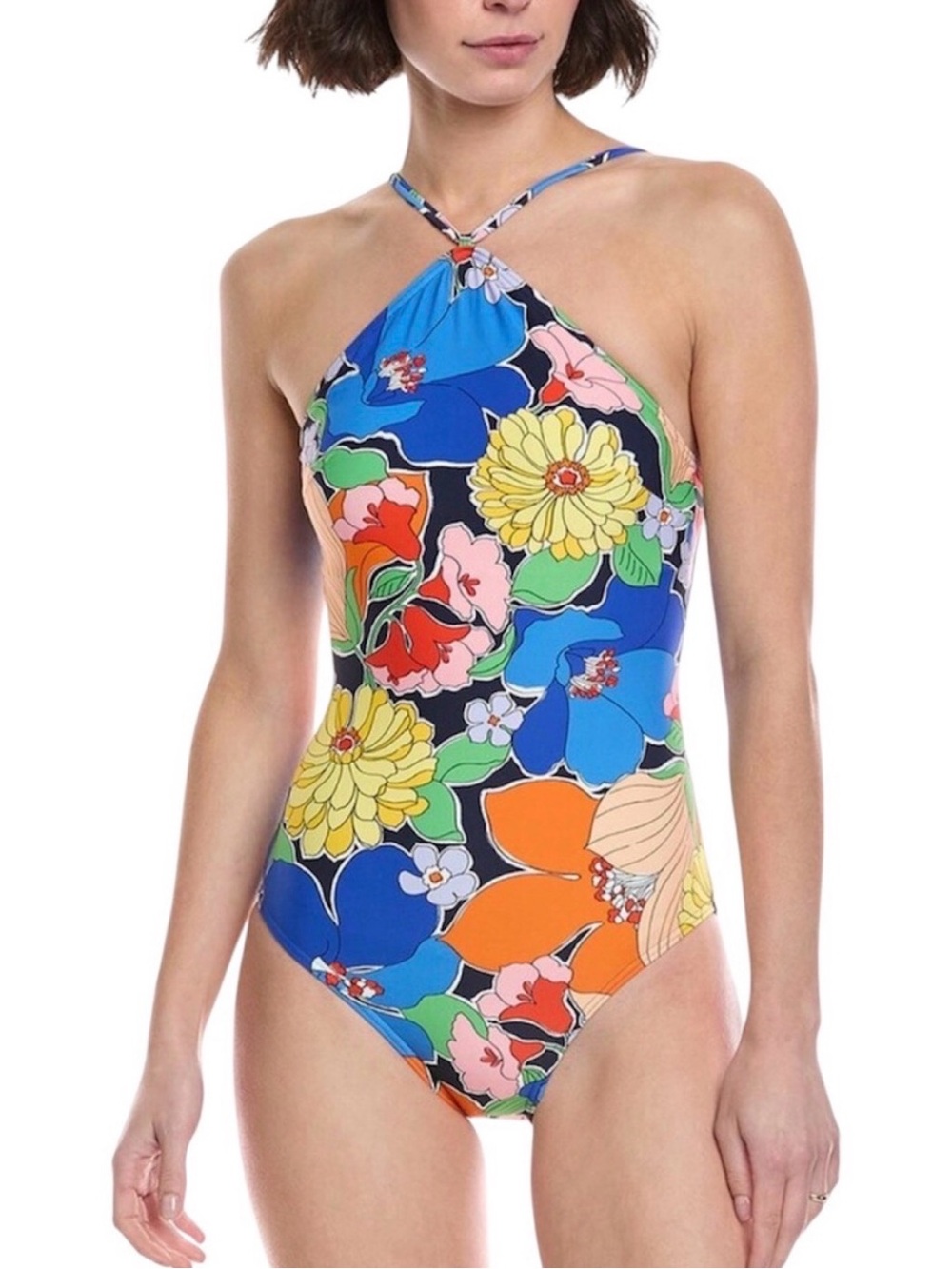 Kate spade New York high neck swimsuit Lg NWT
